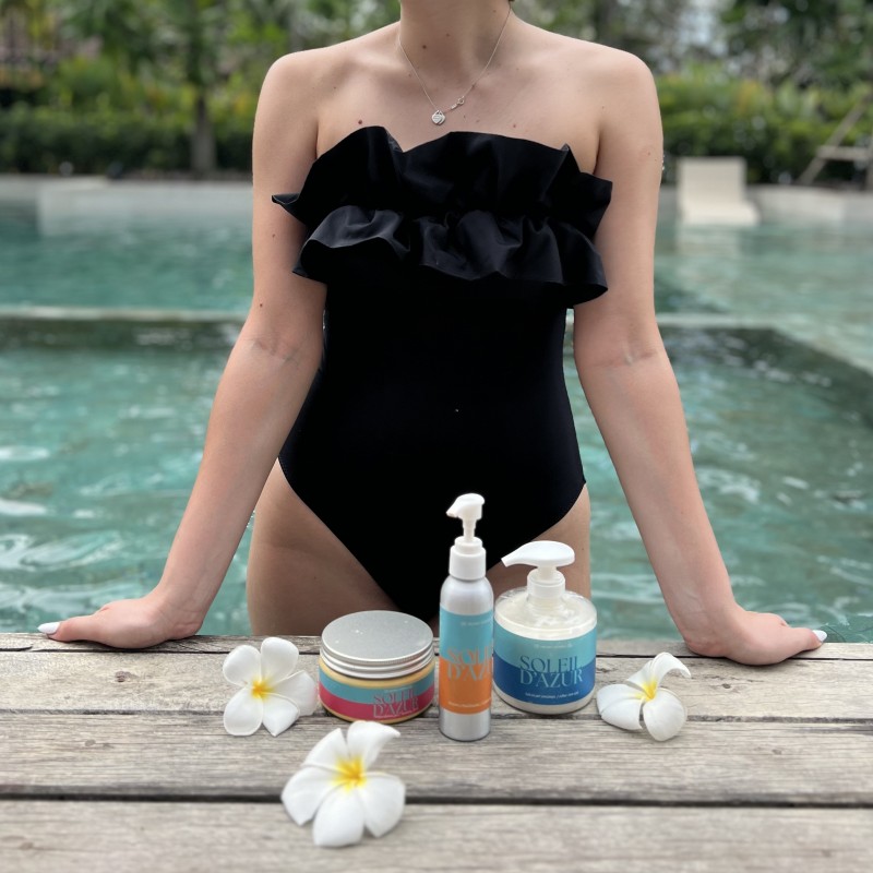 Poletni trio - gel, losjon, bleščice