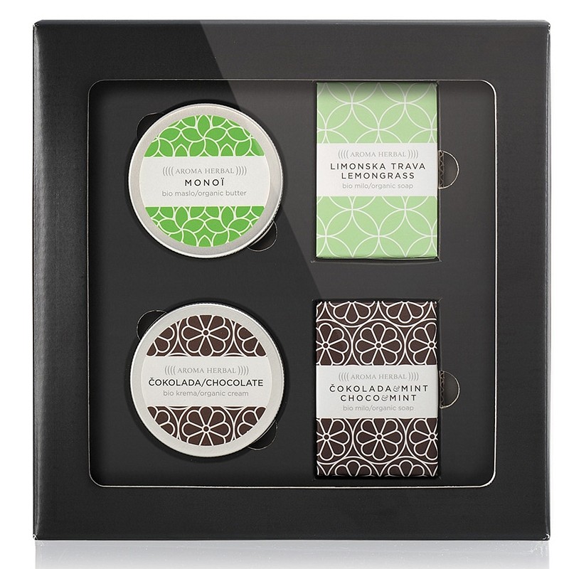 Darilni set - organski masli in mili