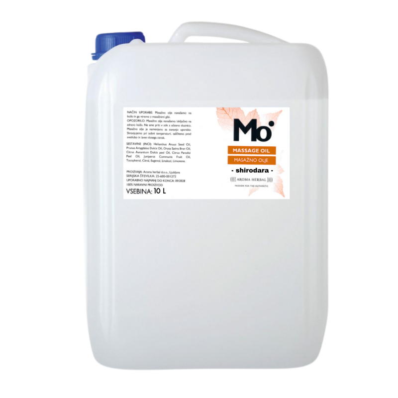 Masažno olje Shirodara - 250 ml, 500 ml in 1 L