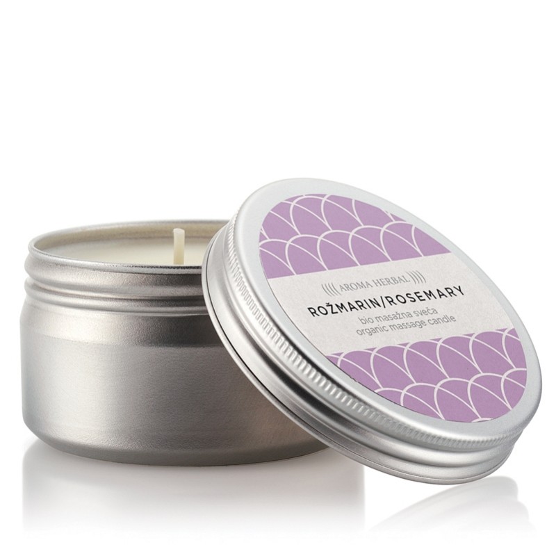 Masažna sveča Rožmarin -  100 ml