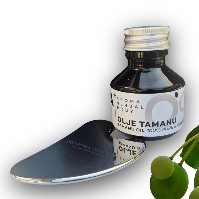 Tamanu olje in gua-sha <p> komplet