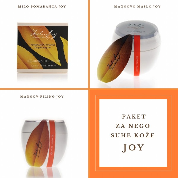 Paket za nego suhe kože - piling, maslo, milo