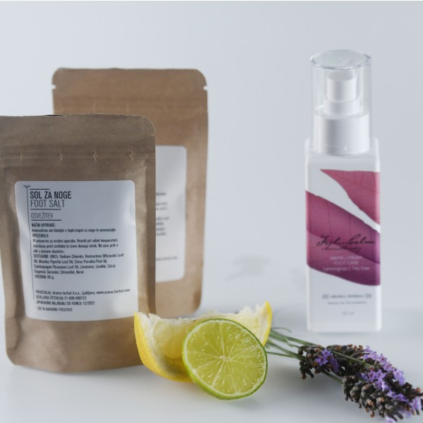 Krema za utrujene noge - + 2 soli za noge