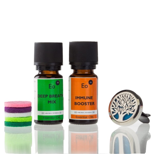 Difuzor za avto - + dve mešanici eteričnih olj