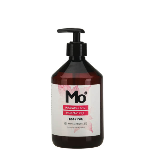 Masažno olje Back rub - 250 ml, 500 ml in 1 L