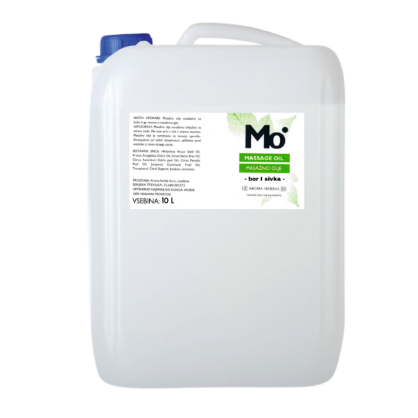 Masažno olje Bor & sivka - 250 ml, 500 ml in 1 L