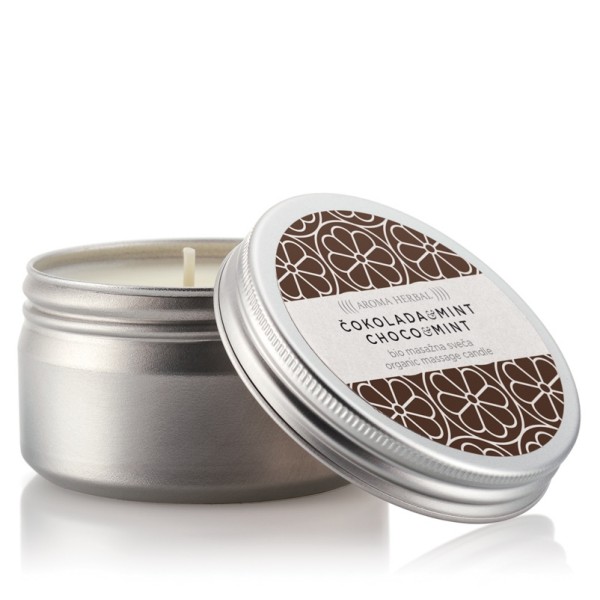 Masažna sveča Choco mint - 100 ml