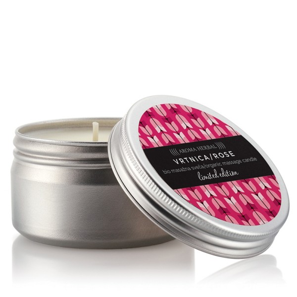 Masažna sveča Vrtnica -  100 ml