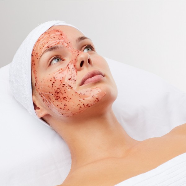 Maska z rožnimi cvetovi - gelna shaker