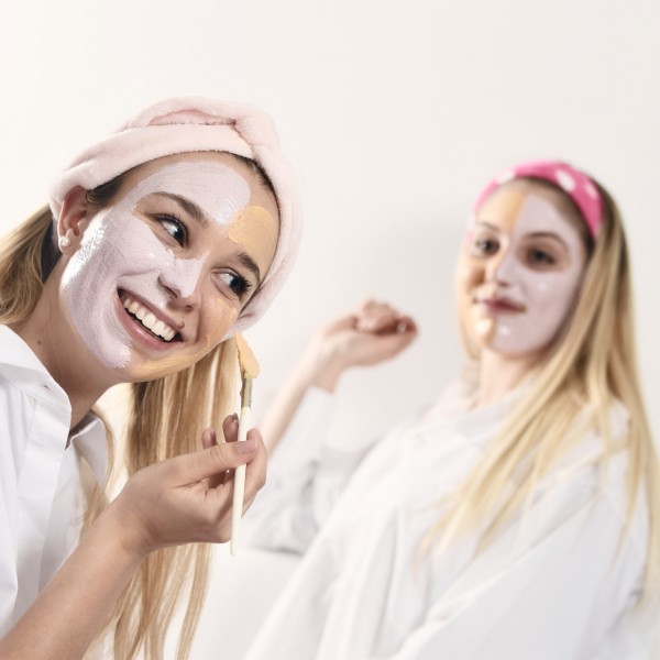 Grelna maska z brusnico - kremna