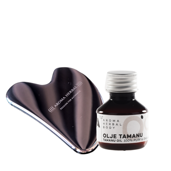 Tamanu olje in gua-sha <p> komplet 