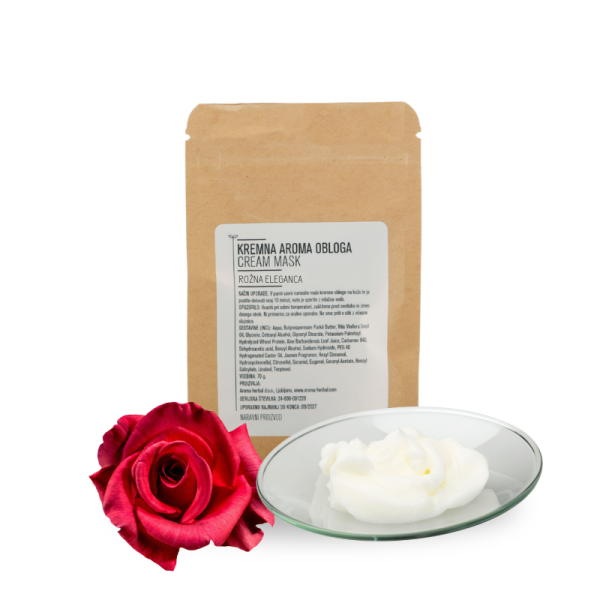 Kremna obloga - Rožna eleganca