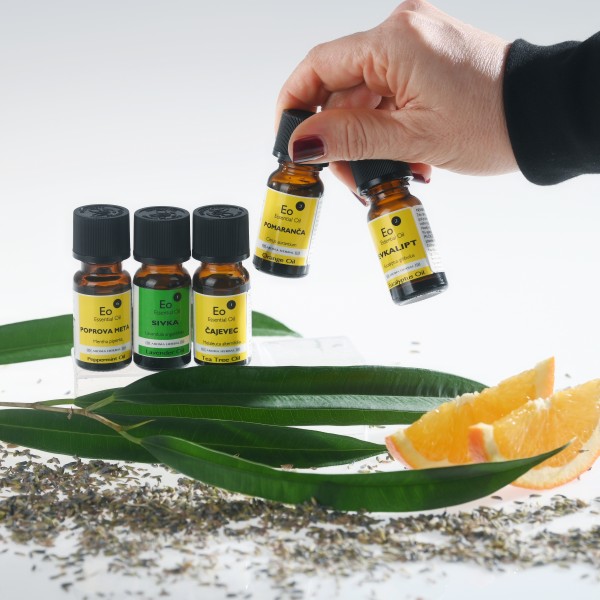 Paket eteričnih olj prva pomoč 