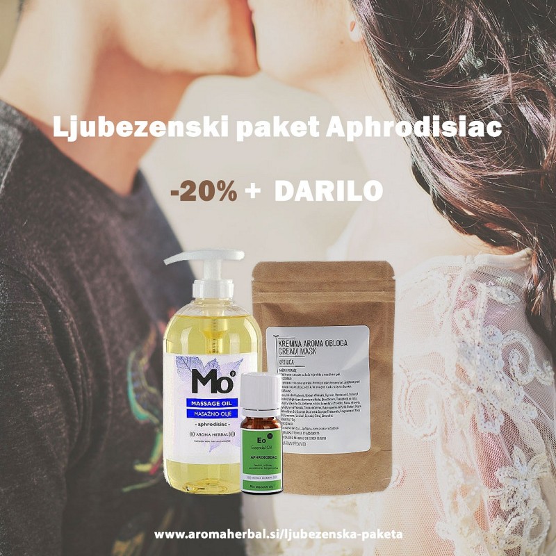 Ljubezenski paket Aphrodisiac <p> + darilo