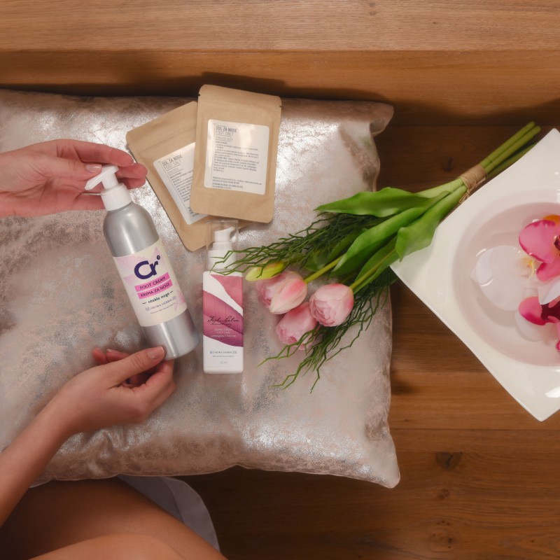 Krema za UTRUJENE noge CALM <p> Foot care krema 