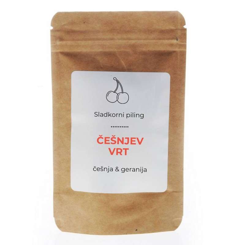 Češnjev vrt - sladkorni piling